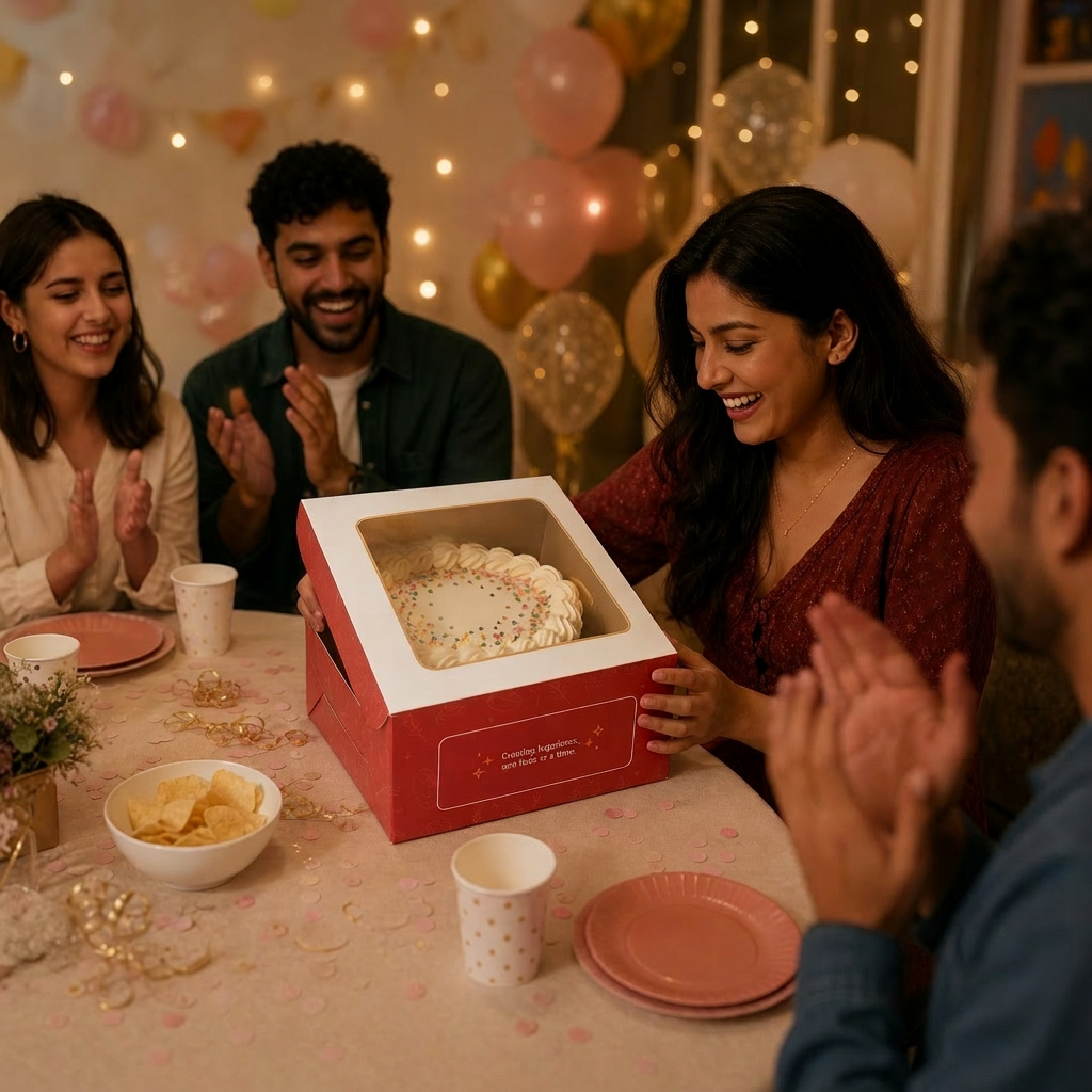 Custom Printed Cake Box