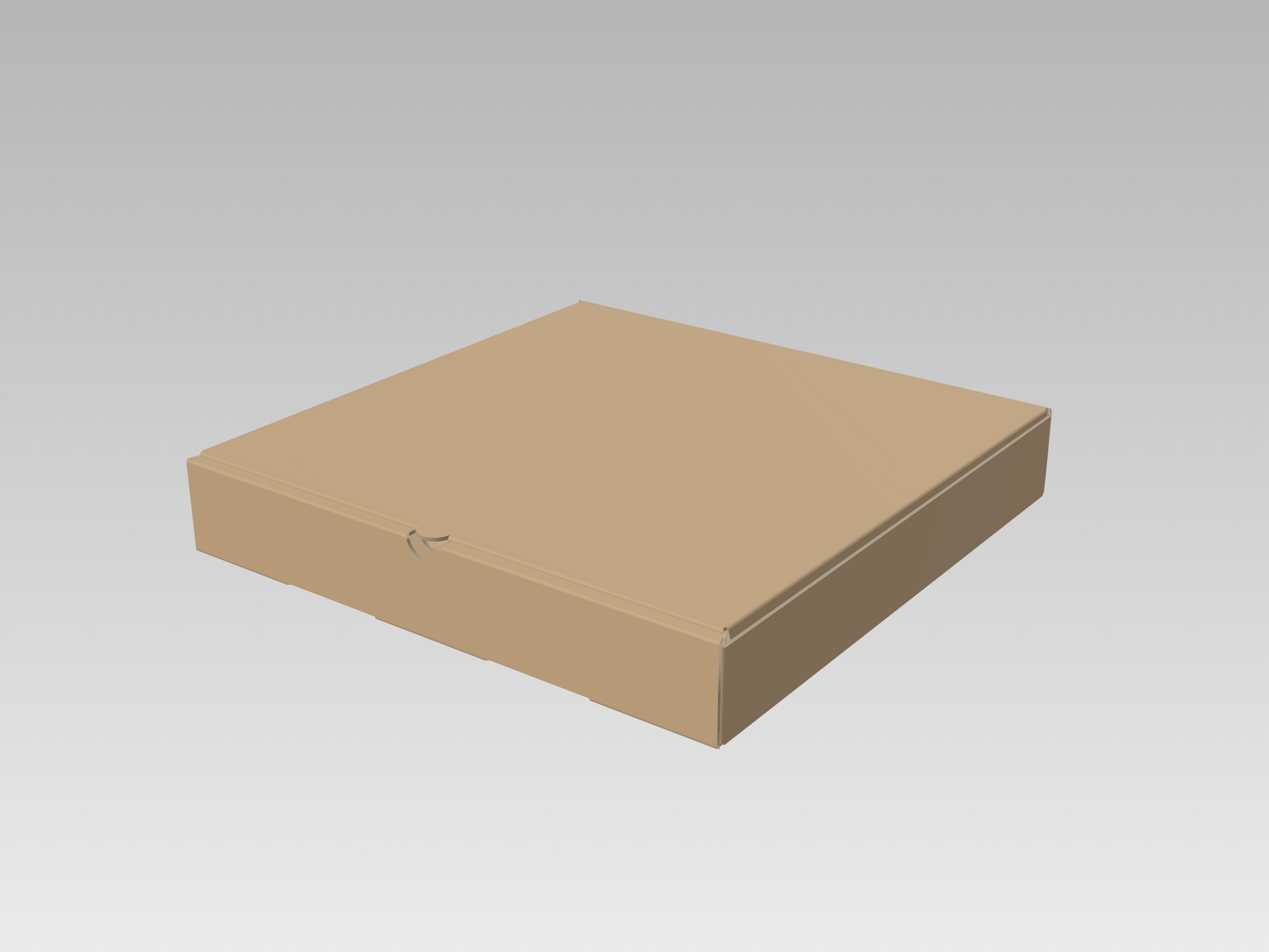 Medium Pizza Box with Single Colour Print 10x10"