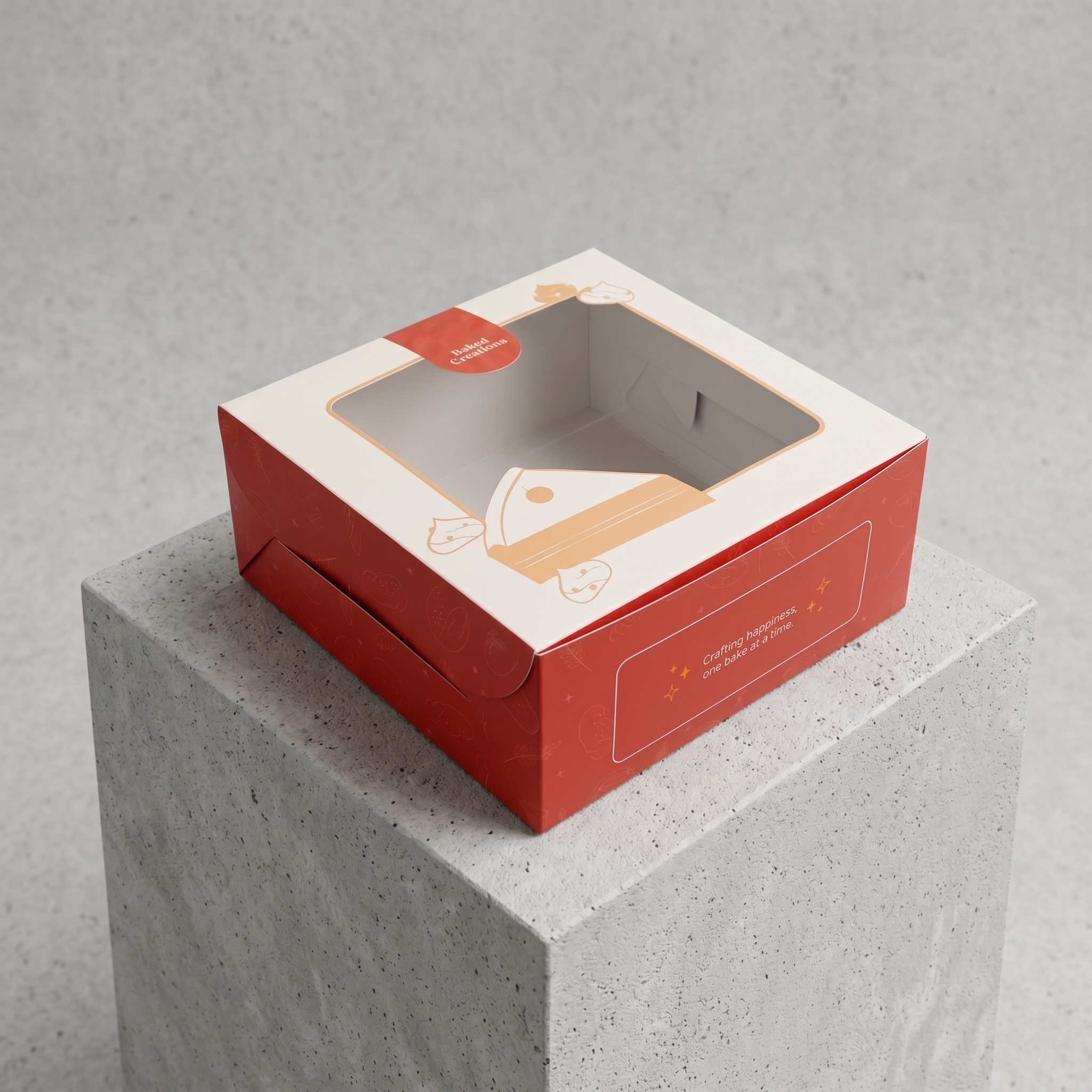 Custom Printed Cake Box
