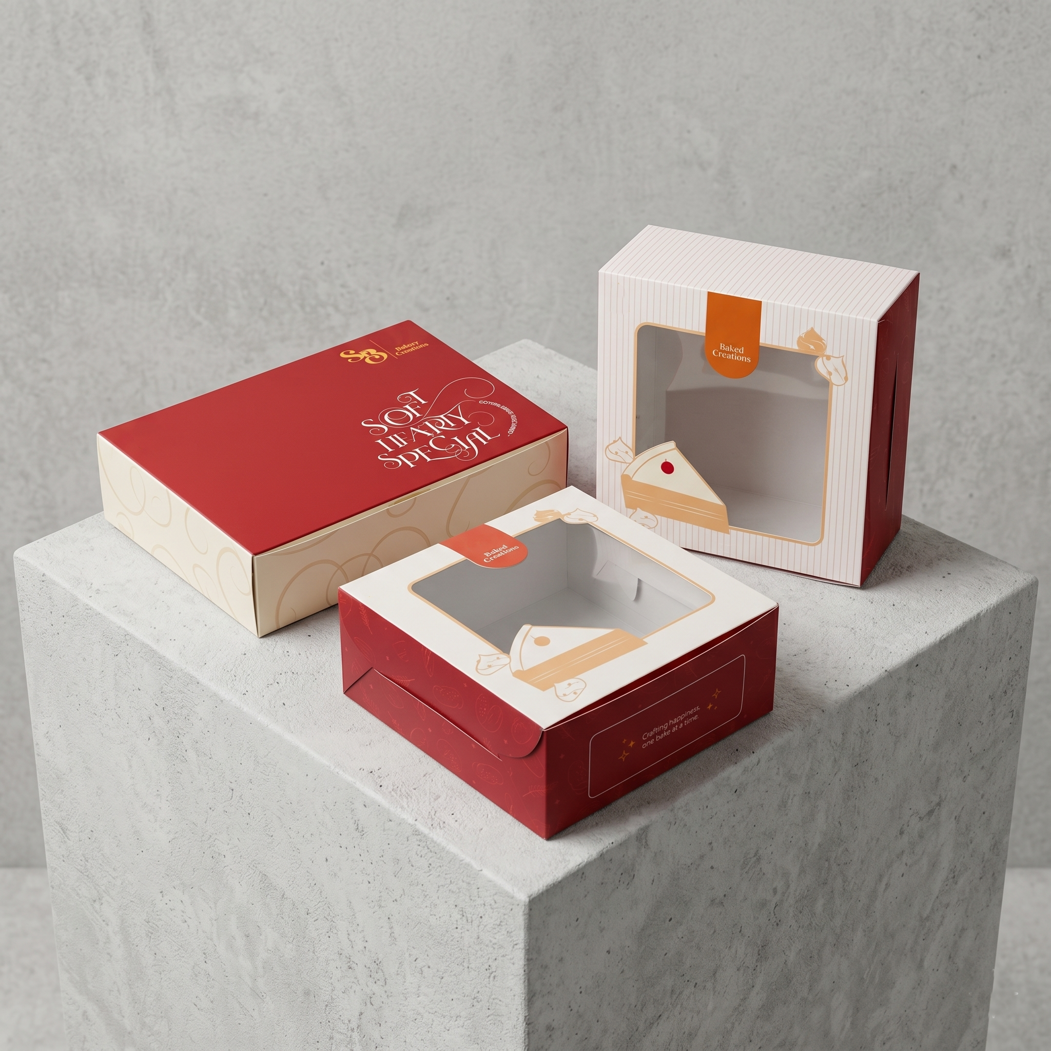 Custom Printed Cake Box