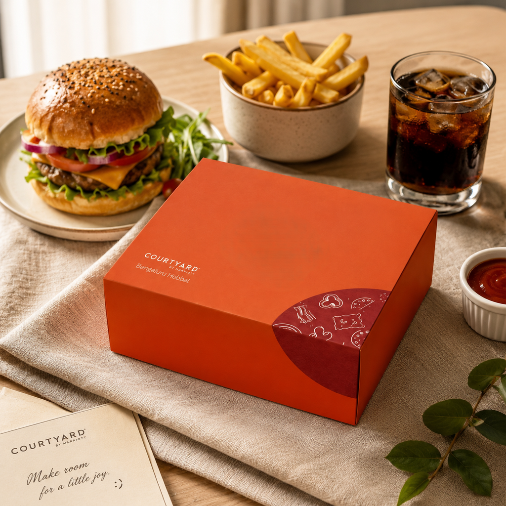 Custom Printed Cloud Kitchen Burger Boxes