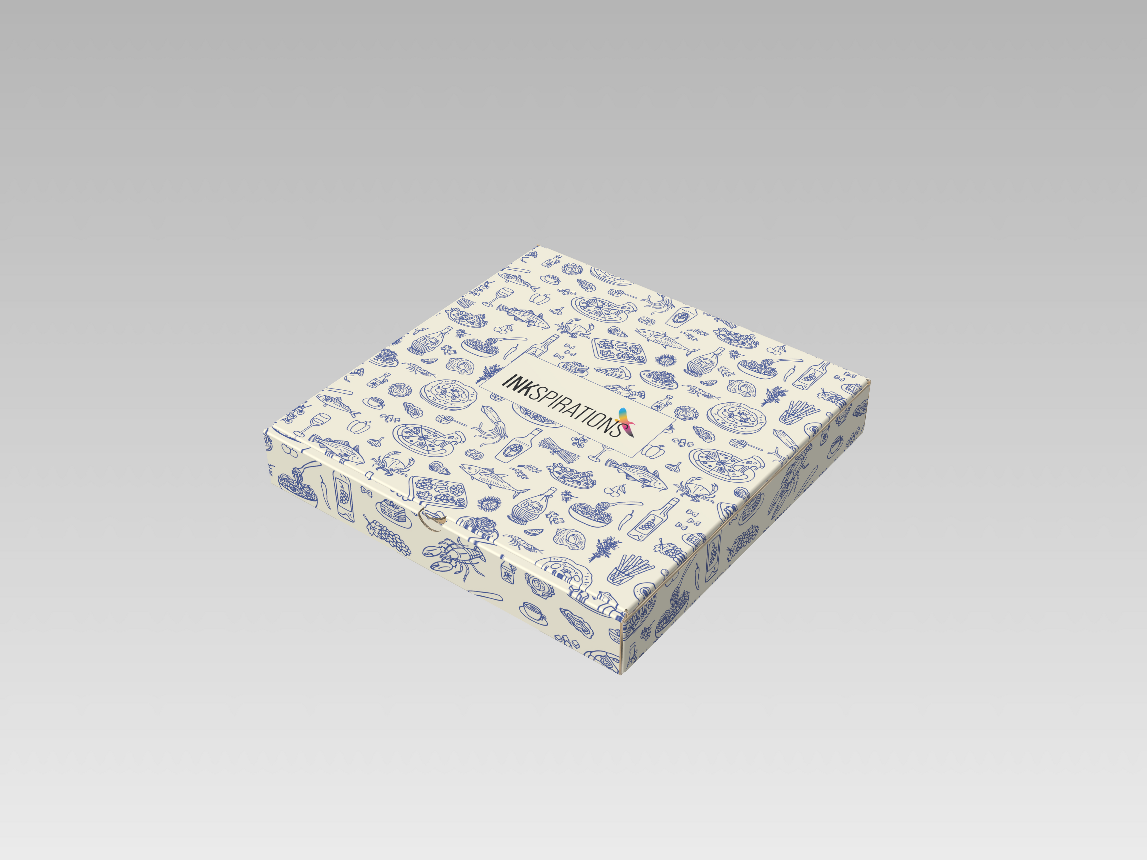 Medium Pizza Box with Full Colour (Digital or Offset) Print 10x10"