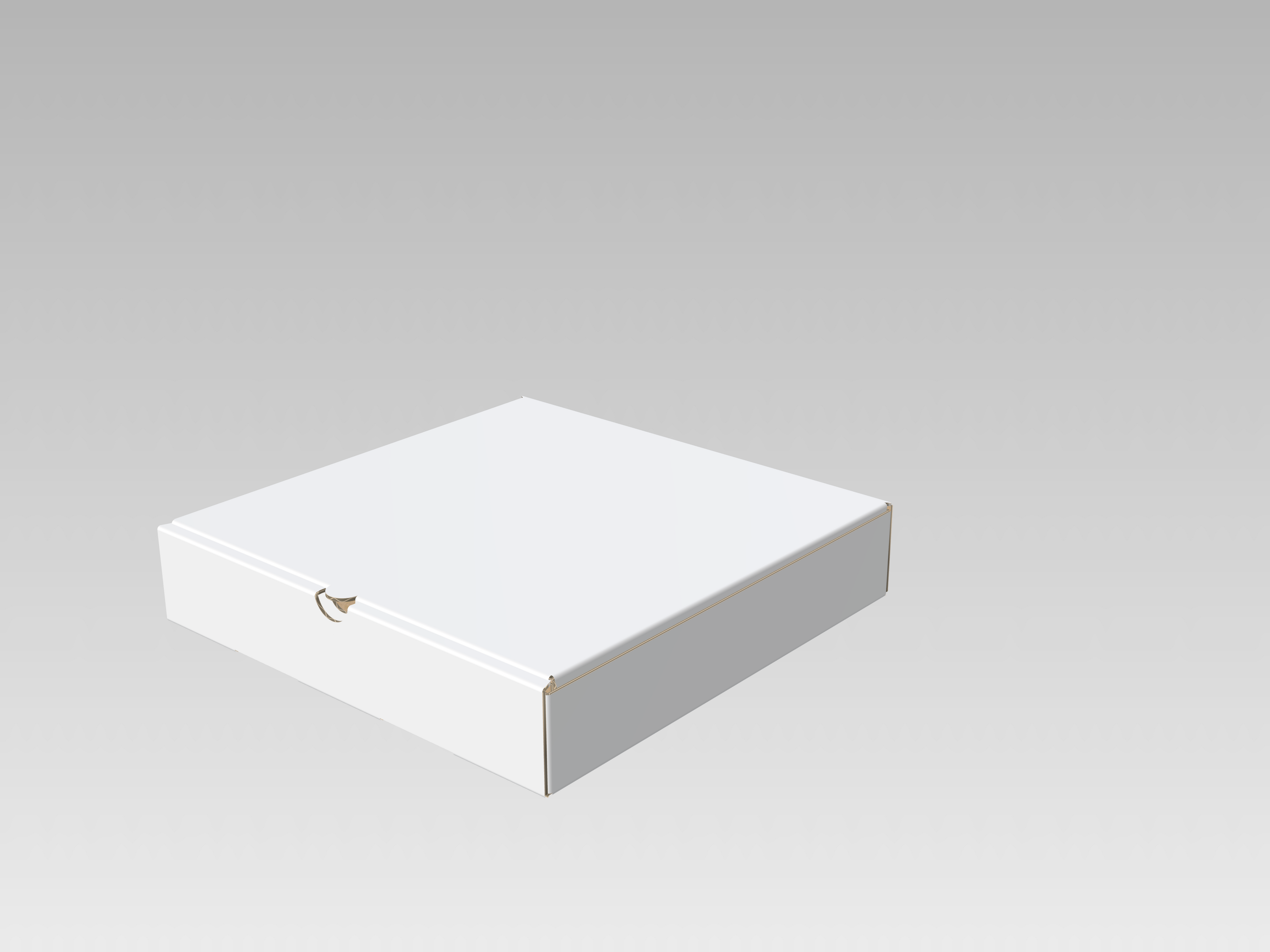 Small Pizza Box with Single Colour Print 8x8"