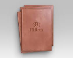 Premium Art Leather Menu Folder